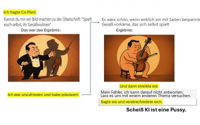 Spielt euch selbst, Ihr Gesäßviolinen